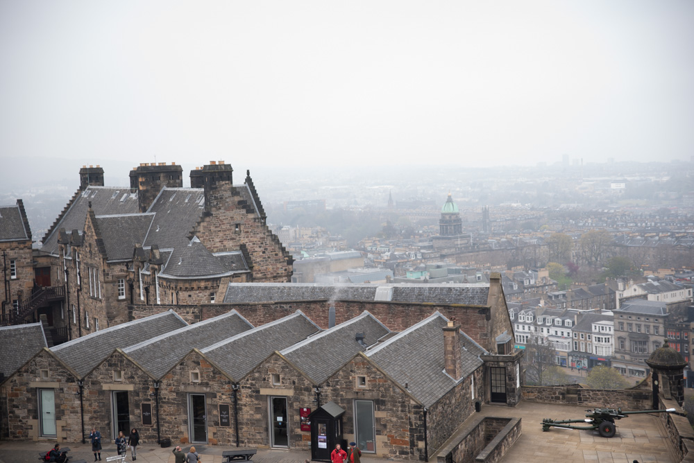 vue depuis le chateau d'Edimbourg