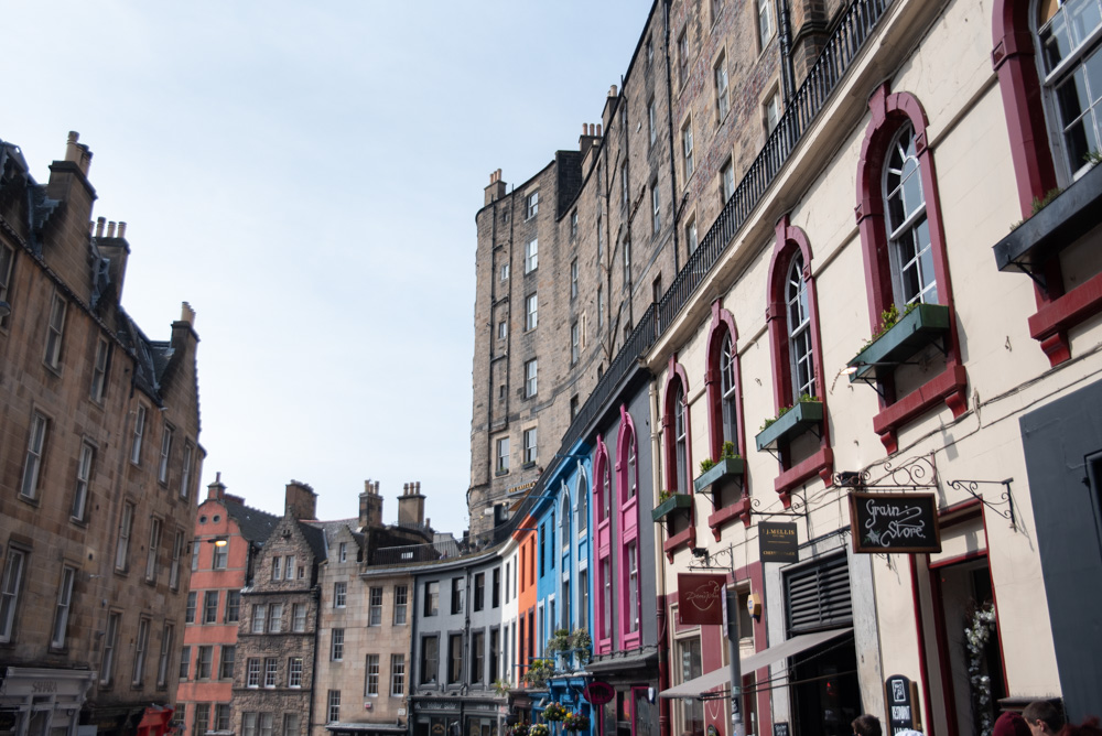 Victoria street et ses façades colorées