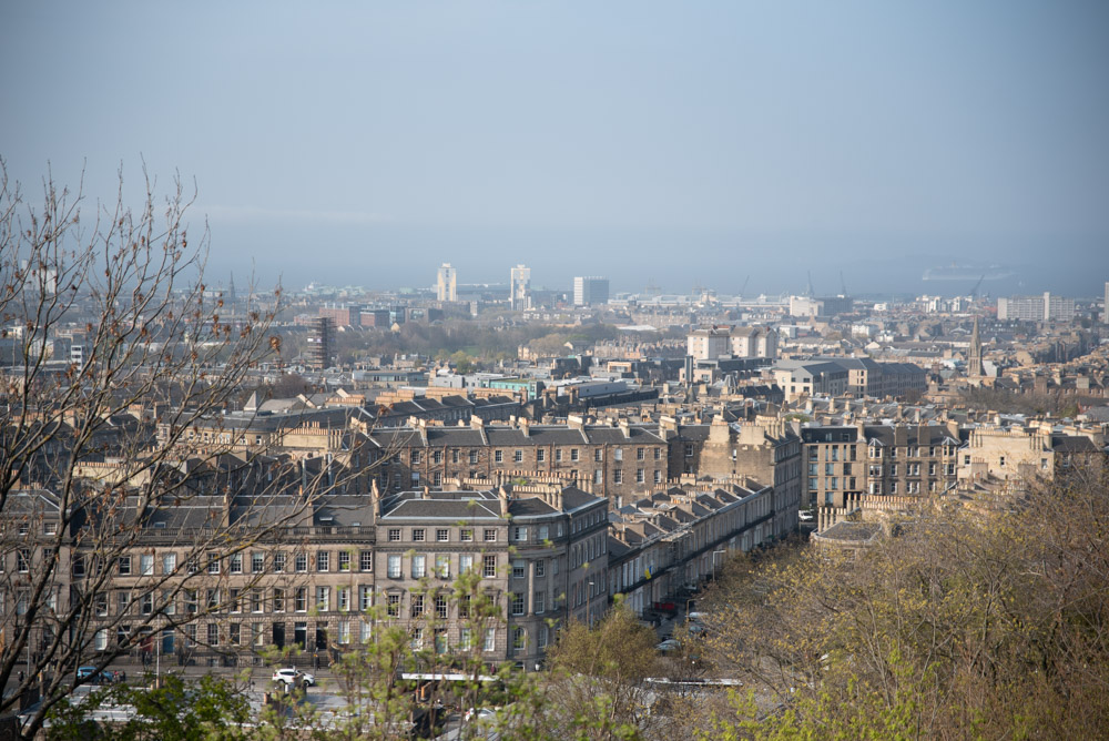 Vue sur Edimbourg depuis Calton Hill